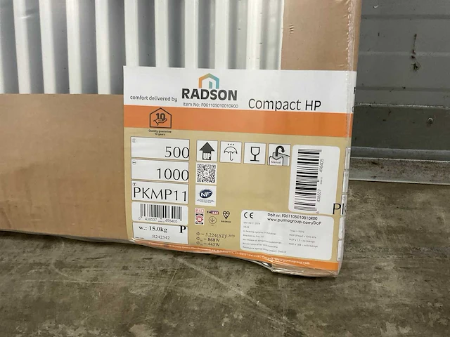 Radson compact hp 11 paneelradiator 868w (4x) - afbeelding 6 van  8