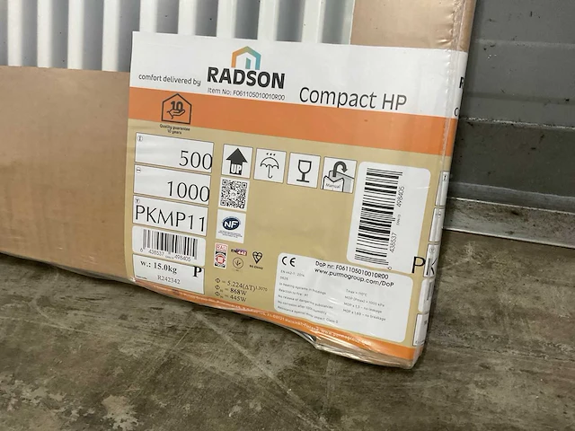 Radson compact hp 11 paneelradiator 868w (4x) - afbeelding 7 van  8