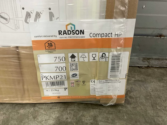 Radson compact hp 21 paneelradiator 1124w (6x) - afbeelding 6 van  9