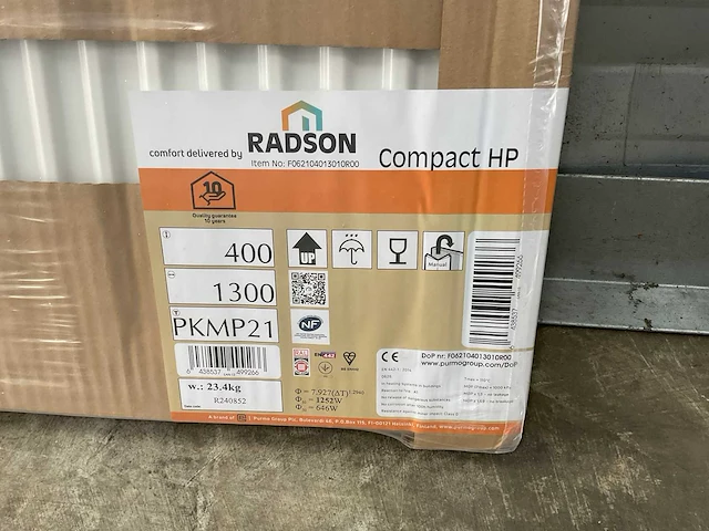 Radson compact hp 21 paneelradiator 1252w (2x) - afbeelding 4 van  6