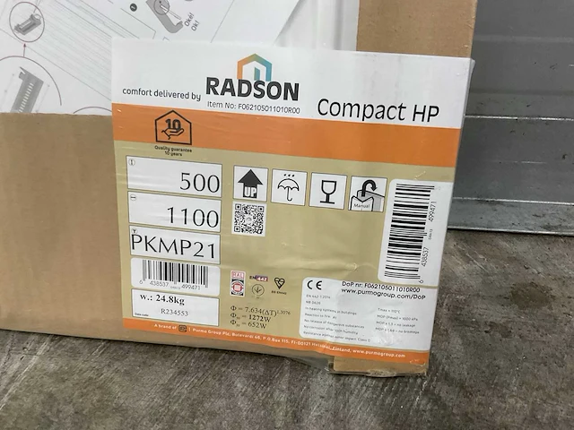 Radson compact hp 21 paneelradiator 1272w (5x) - afbeelding 6 van  9