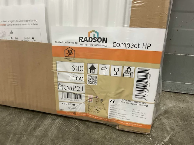 Radson compact hp 21 paneelradiator 1474w (4x) - afbeelding 6 van  7