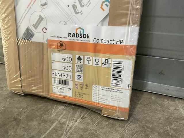 Radson compact hp 21 paneelradiator 536w (4x) - afbeelding 5 van  7