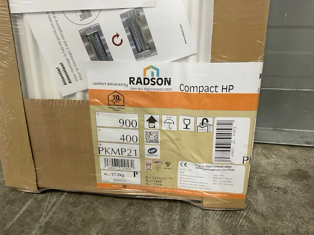 Radson compact hp 21 paneelradiator 744w (4x) - afbeelding 7 van  9