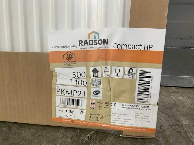 Radson compact hp 22 paneelradiator 1618w (5x) - afbeelding 6 van  7