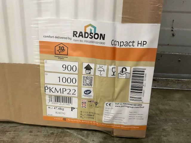 Radson compact hp 22 paneelradiator 2388w (3x) - afbeelding 7 van  9
