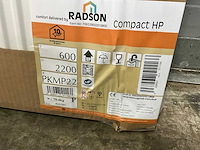 Radson compact hp 22 paneelradiator 3760w (7x) - afbeelding 2 van  5