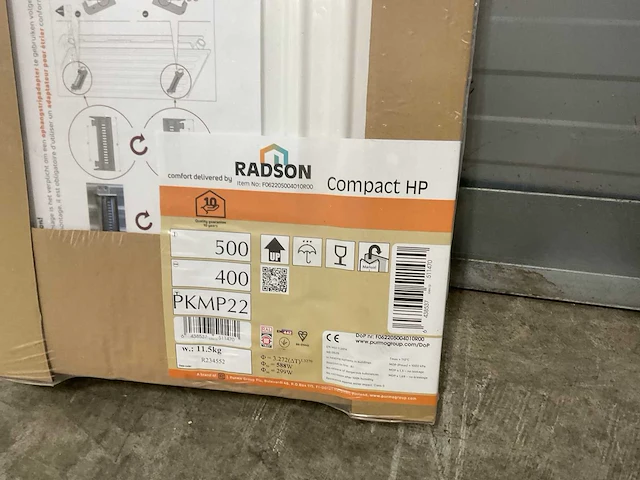 Radson compact hp 22 paneelradiator 588w (6x) - afbeelding 5 van  7