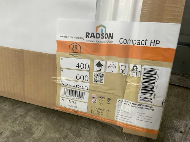 Radson compact hp 22 paneelradiator 733w (7x) - afbeelding 5 van  8