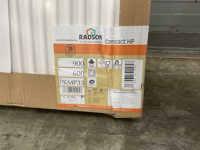 Radson compact hp 33 paneelradiator 1956w (6x) - afbeelding 7 van  9