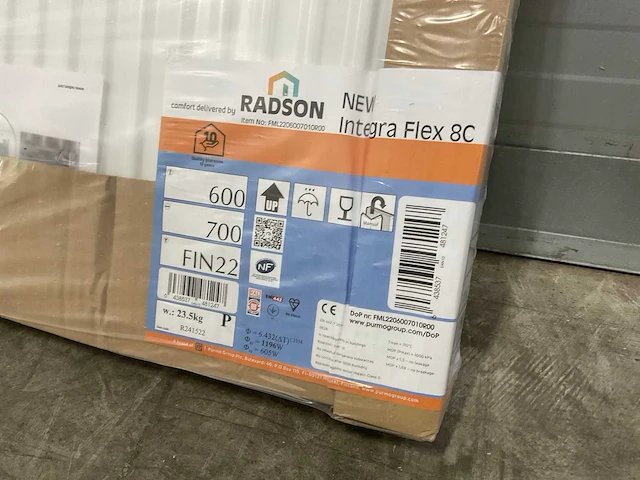 Radson integra flex-8c 22 paneelradiator 1196w (2x) - afbeelding 5 van  6