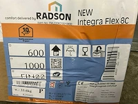 Radson integra flex 8c 22 paneelradiator 1709w (4x) - afbeelding 3 van  5