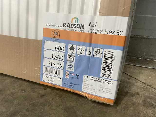 Radson integra flex-8c 22 paneelradiator 2564w (3x) - afbeelding 6 van  7