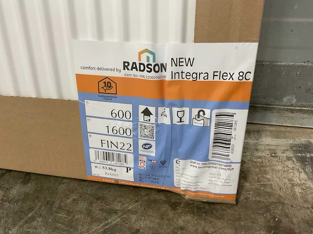 Radson integra flex-8c 22 paneelradiator 2734w (2x) - afbeelding 6 van  8