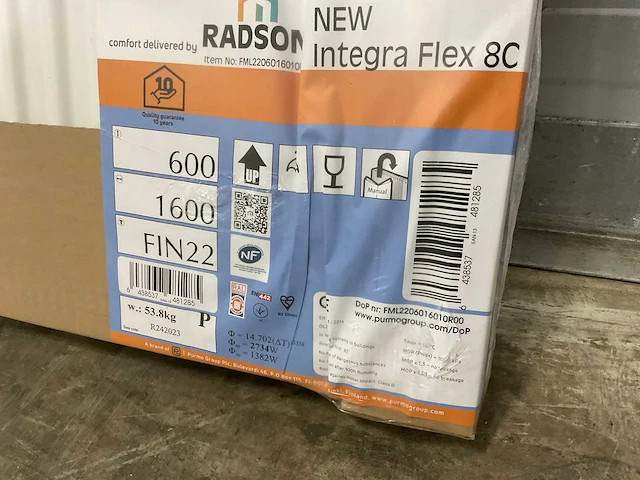 Radson integra flex-8c 22 paneelradiator 2734w (2x) - afbeelding 7 van  8