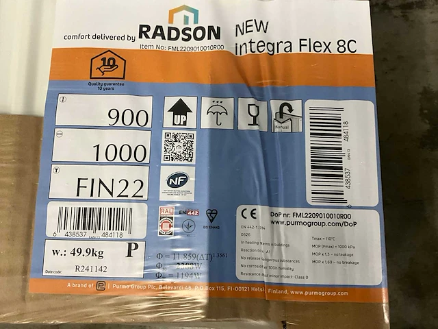 Radson integra flex 8c 22 paneelradiator 2844w (5x) - afbeelding 3 van  4