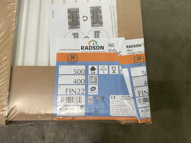 Radson integra flex-8c 22 paneelradiator 588w (7x) - afbeelding 2 van  10