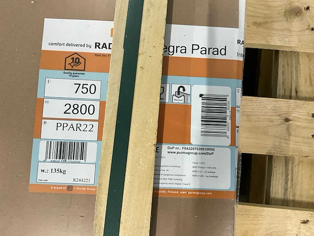 Radson integra parada hp type 22 paneelradiator 5600w - afbeelding 3 van  5