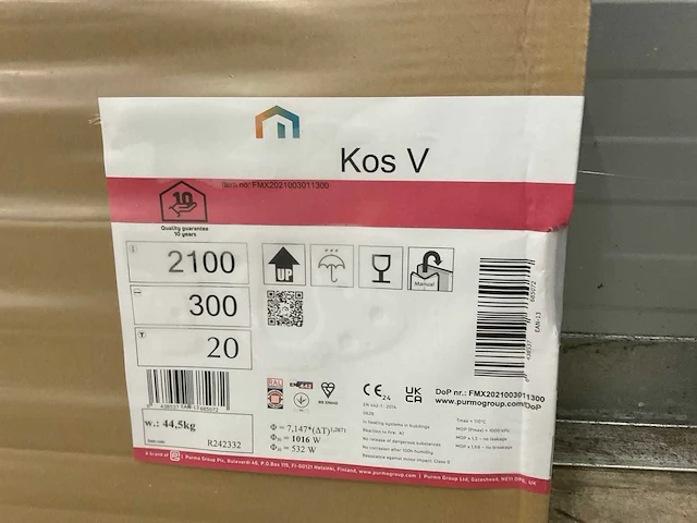 Radson kos v hp 20 paneelradiator 1016w (4x) - afbeelding 4 van  6