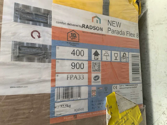Radson parada flex 8 radiator - afbeelding 3 van  4