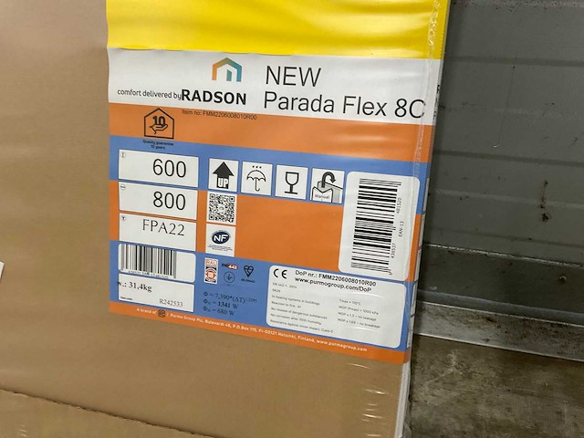 Radson parada flex-8c 22 paneelradiator 1341w (8x) - afbeelding 11 van  11