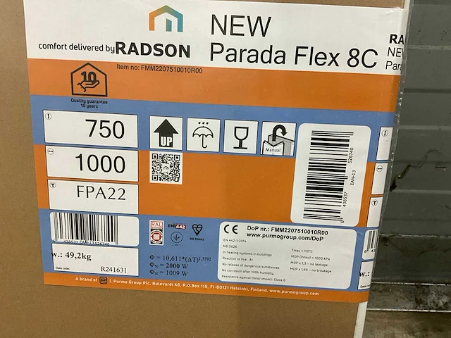 Radson parada flex 8c 22 paneelradiator 2000w (3x) - afbeelding 7 van  7