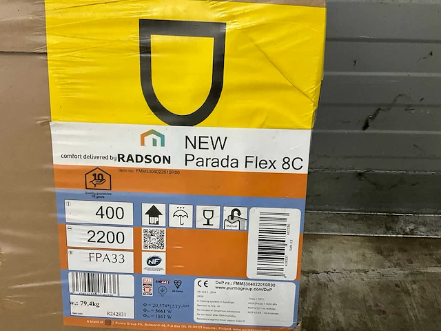 Radson parada flex 8c 33 paneelradiator 3661w - afbeelding 3 van  4