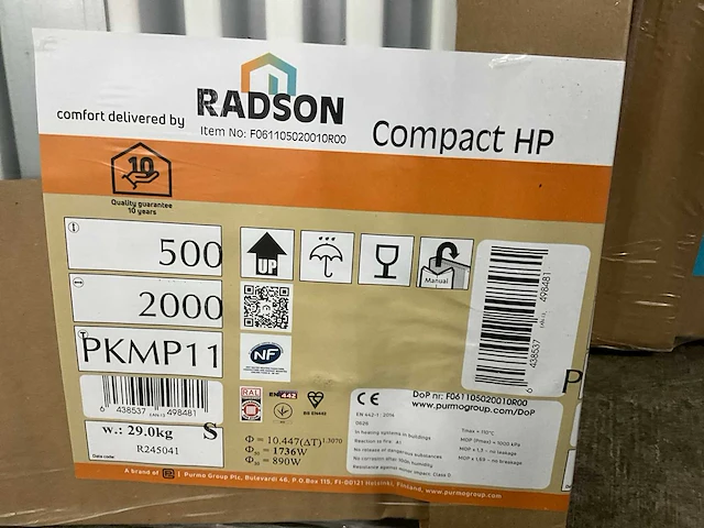 Radson partij diverse radiatoren (6x) - afbeelding 3 van  12