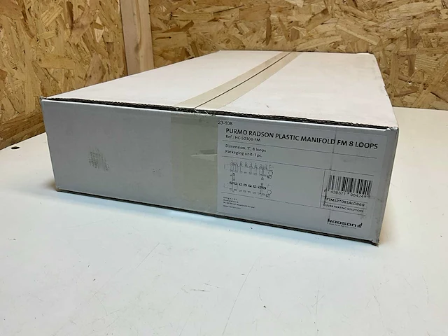 Radson polyamide verdeler fm 8 groeps - afbeelding 2 van  3