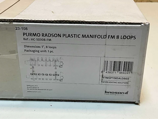 Radson polyamide verdeler fm 8 groeps - afbeelding 3 van  3