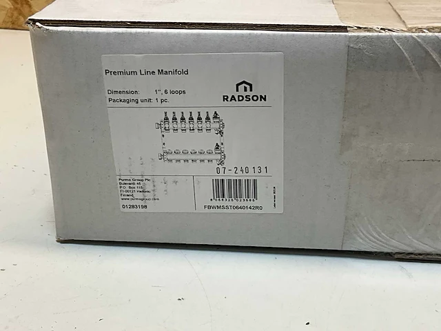 Radson premium rvs verdeler 6-groeps (4x) - afbeelding 4 van  4