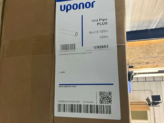 Radson uponor rol vloerverwarmingsbuis 120m1 (5x) - afbeelding 5 van  5
