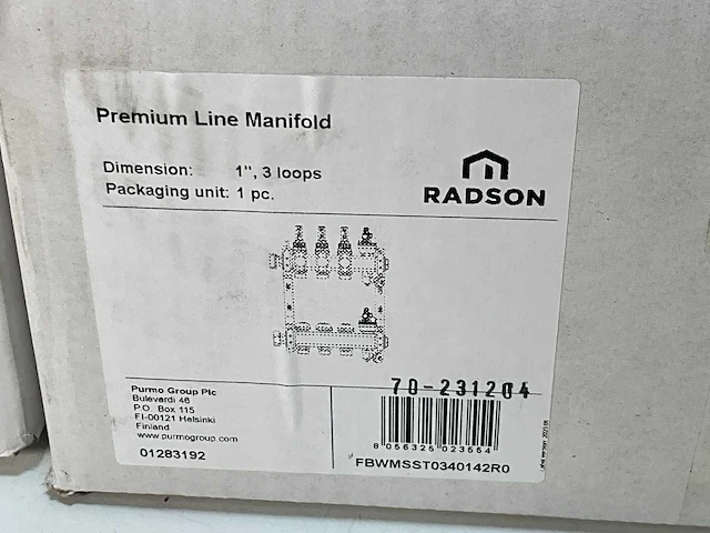 Radson vloerverwarmingsverdeler 3 groeps (2x) - afbeelding 5 van  6