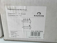 Radson vloerverwarmingsverdeler 3 groeps (2x) - afbeelding 5 van  6