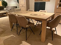 Raethuys eiken eetkamertafel - afbeelding 2 van  8