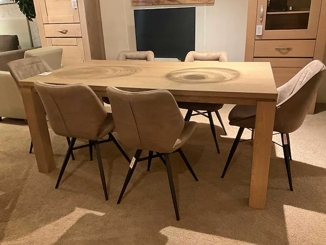 Raethuys eiken eetkamertafel - afbeelding 3 van  8