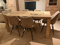 Raethuys eiken eetkamertafel - afbeelding 3 van  8