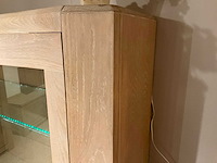 Raethuys eiken vitrinekast - afbeelding 3 van  8