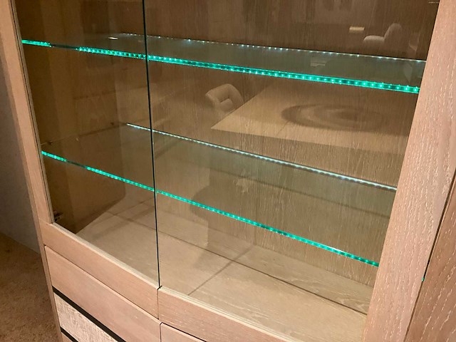 Raethuys eiken vitrinekast - afbeelding 8 van  8