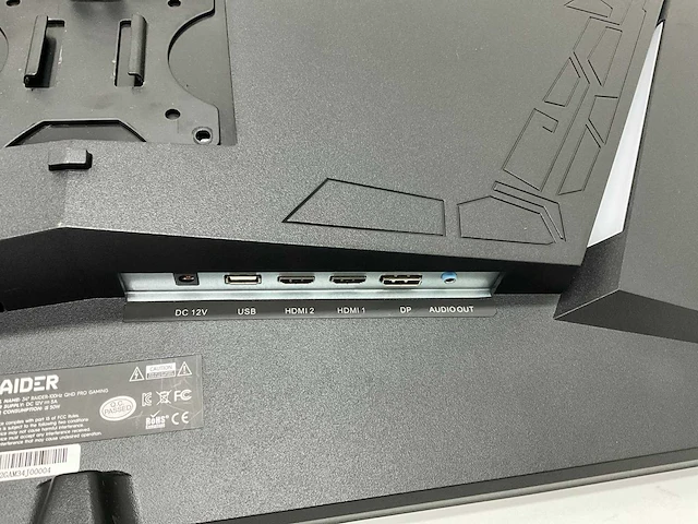 Raider qhd pro gaming monitor - afbeelding 2 van  9