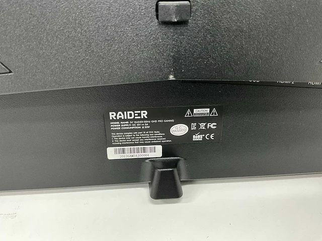 Raider qhd pro gaming monitor - afbeelding 5 van  9