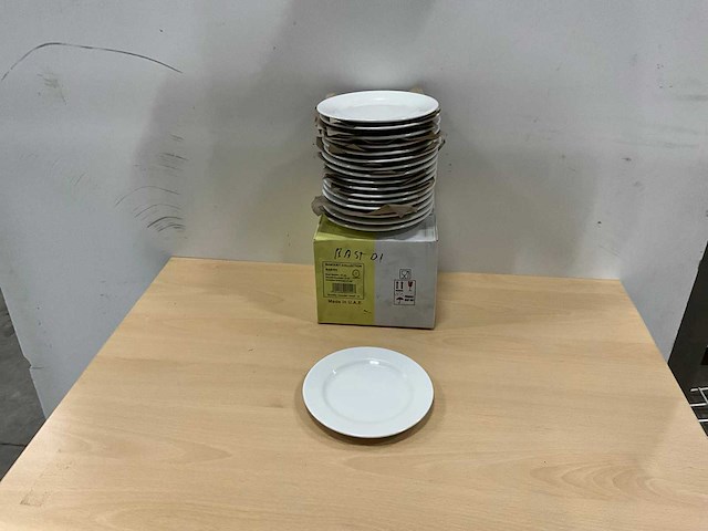 Rak banquet dessert borden (28x) - afbeelding 1 van  5