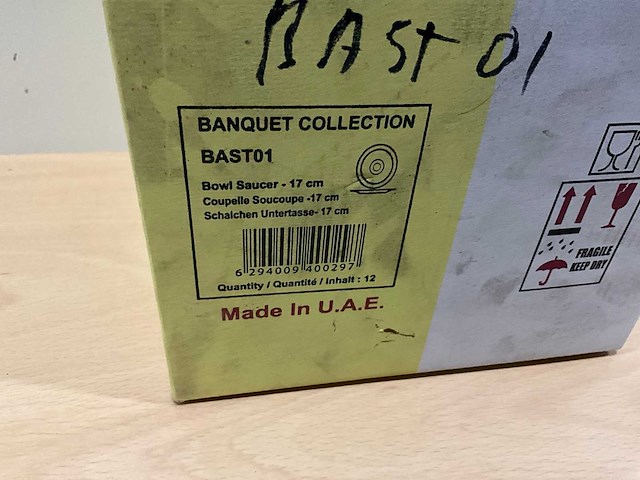 Rak banquet dessert borden (28x) - afbeelding 5 van  5