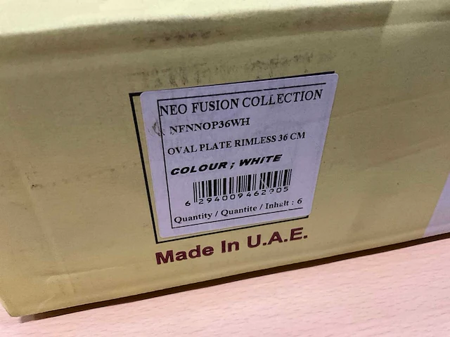 Rak banquet ovale borden (18x) - afbeelding 6 van  7