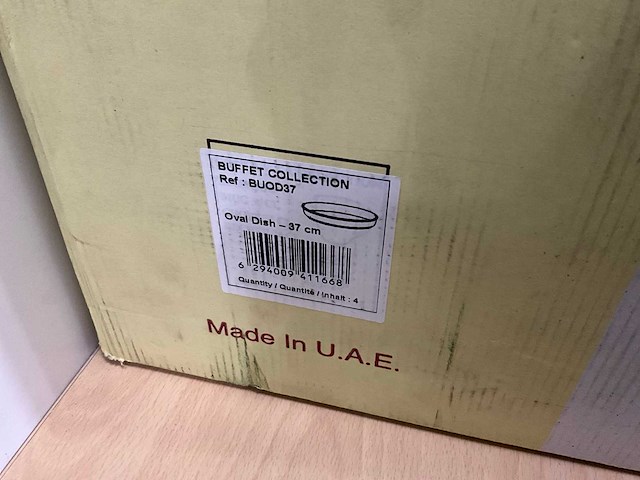 Rak buffet ovale schalen (8x) - afbeelding 6 van  7