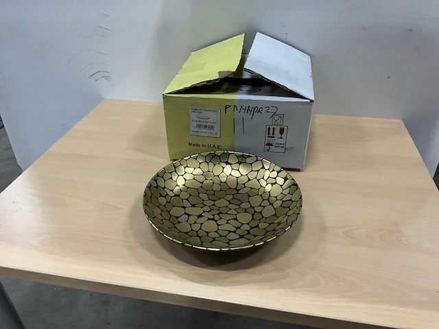 Rak pebbles design dinerborden (9x) - afbeelding 1 van  6