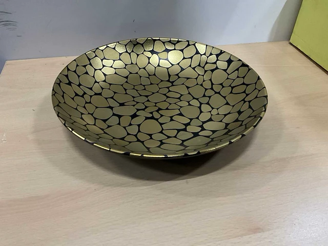 Rak pebbles design dinerborden (9x) - afbeelding 3 van  6