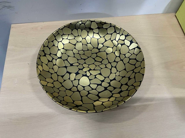 Rak pebbles design dinerborden (9x) - afbeelding 4 van  6