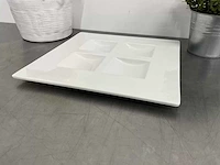Rak porcelain - tarragon "design by vavro" - vierkant 4-vaksbord (30x30 cm) (14x) - afbeelding 2 van  6