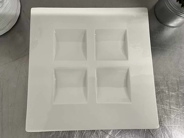 Rak porcelain - tarragon "design by vavro" - vierkant 4-vaksbord (30x30 cm) (14x) - afbeelding 6 van  6